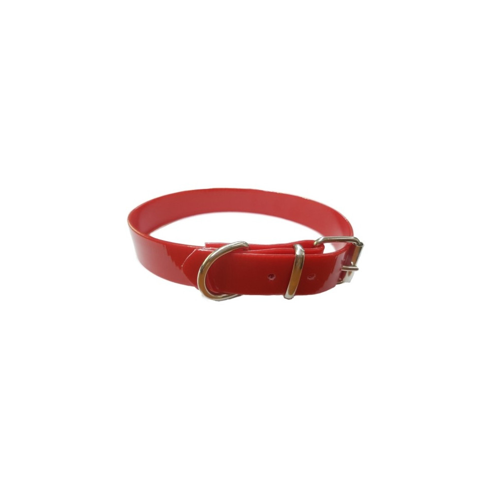 COLLAR BIOTHANE 50 CM. ROJO