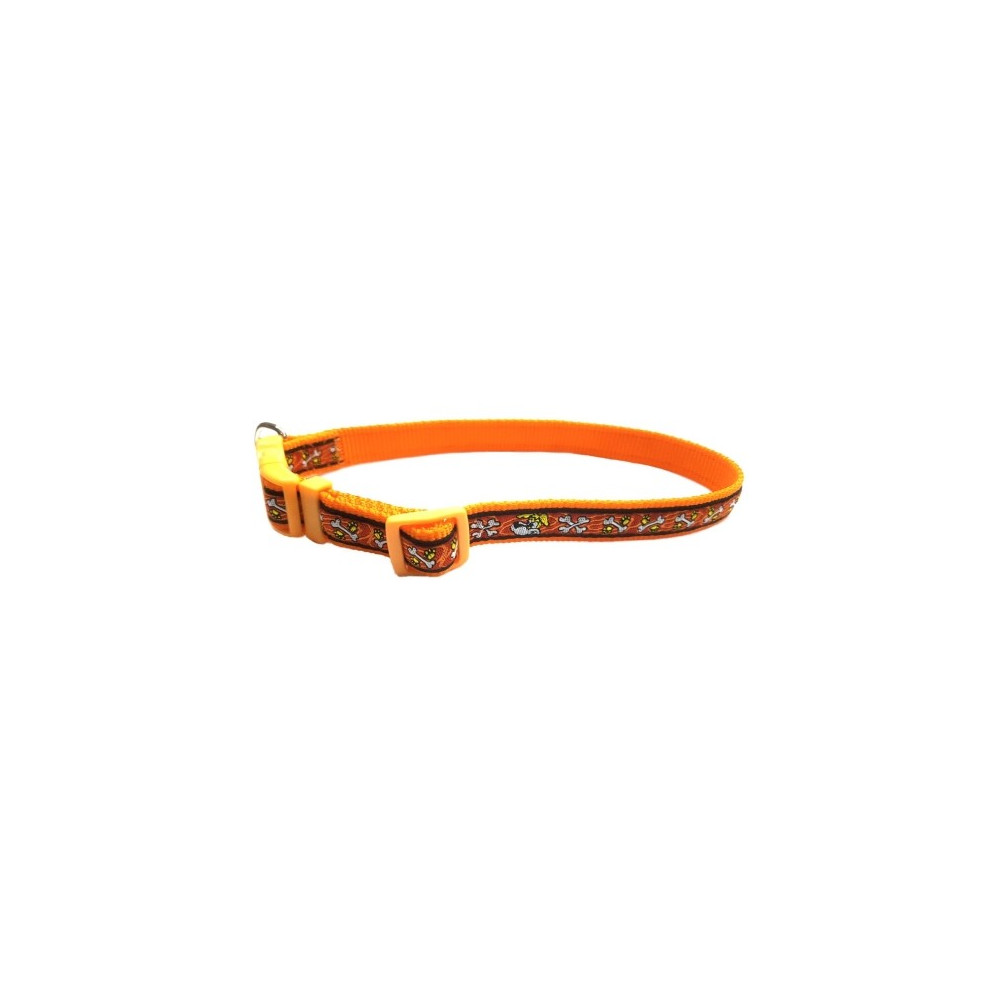 COLLAR BULLY 20x350-500mm. NARANJA