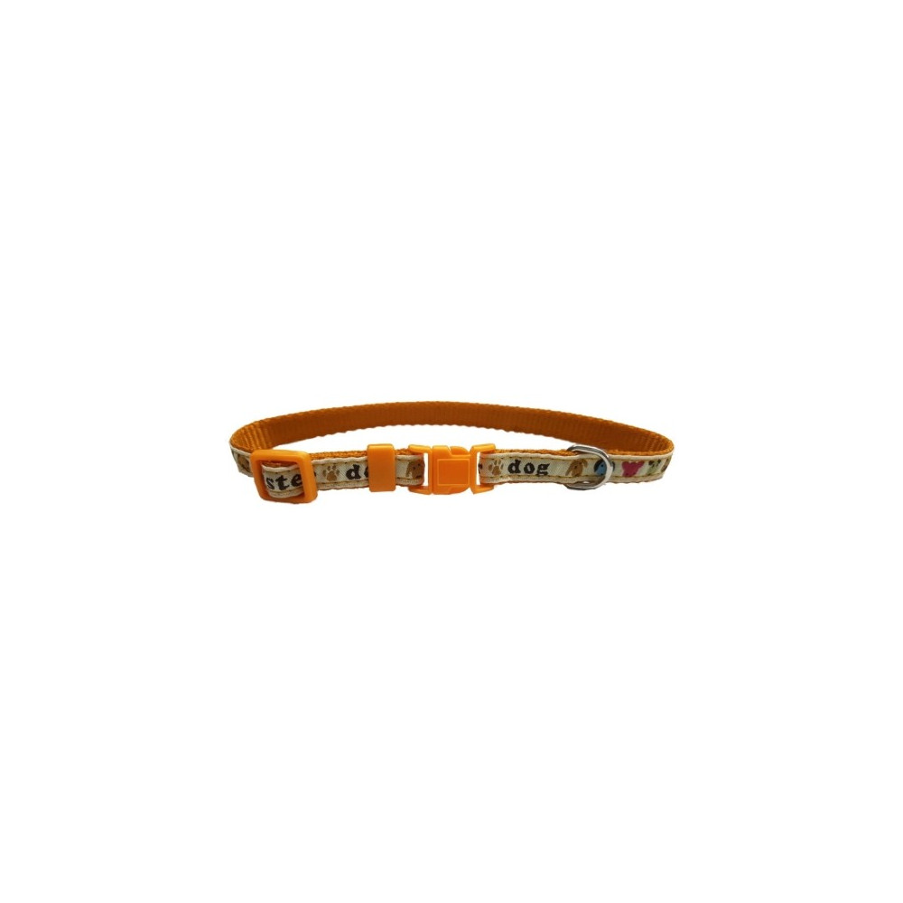 COLLAR HANDY MR.DOG 10x210. NARANJA