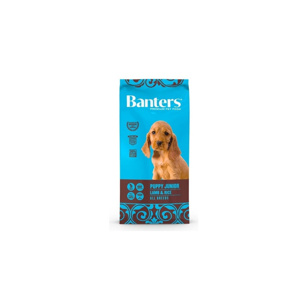 BANTERS DOG PUPPY LAMB&RICE 15 KG.