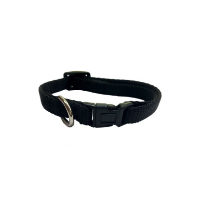 COLLAR NYLON 12MM CAMON NEGRO