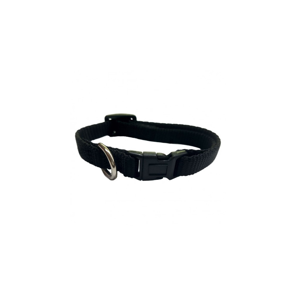 COLLAR NYLON 12MM CAMON NEGRO