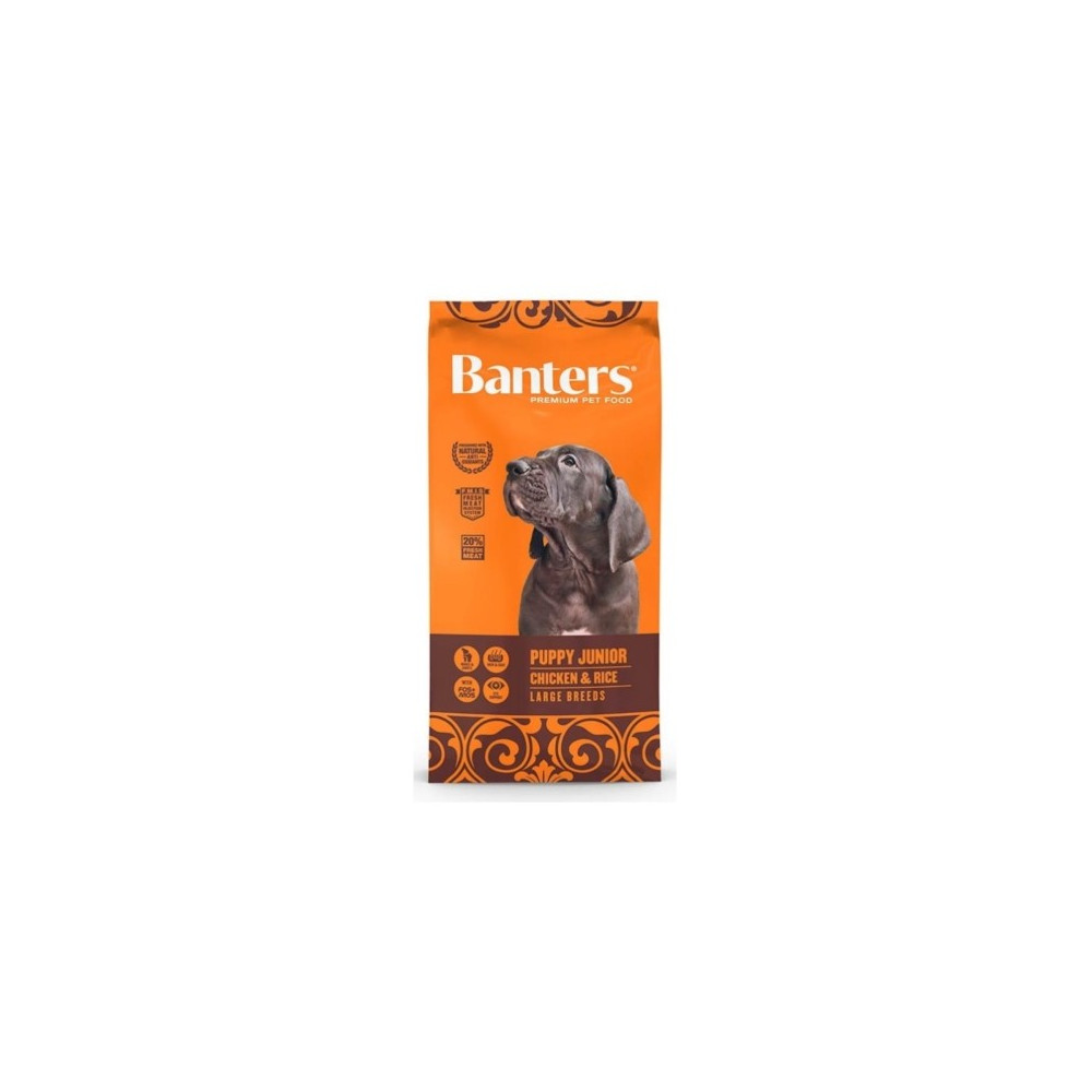 BANTERS DOG PUPPY LARGE CHICKEN&RICE 3KG.