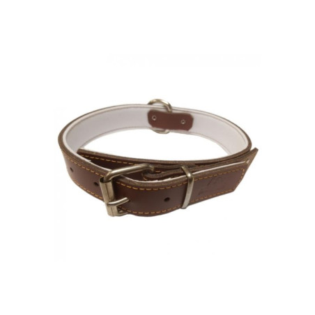 COLLAR PIEL CONFORT MARRON 30 x 370-470 mm