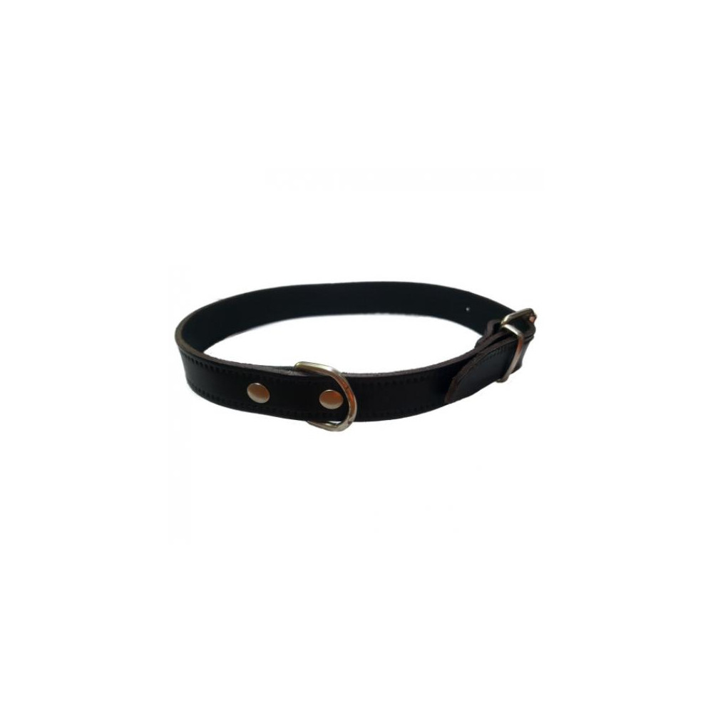 COLLAR CUERO LISO NEGRO 45X1.8CM VMD