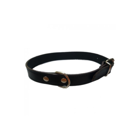 COLLAR CUERO LISO NEGRO 55X2.5CM VMD