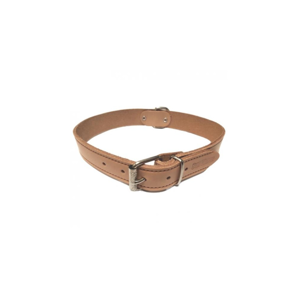 COLLAR CUERO LISO 20X450MM.NATURAL S.D