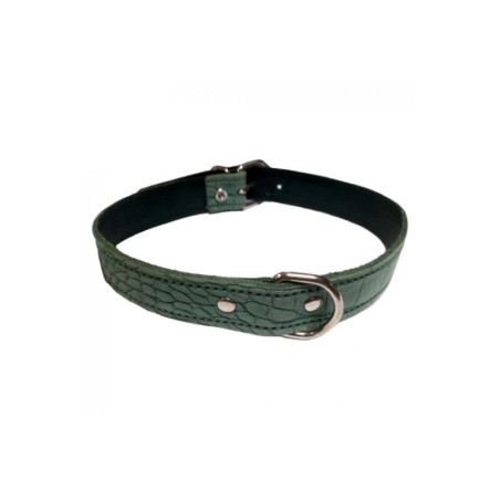 COLLAR PIEL LABRADO 25X550mm.VERDE