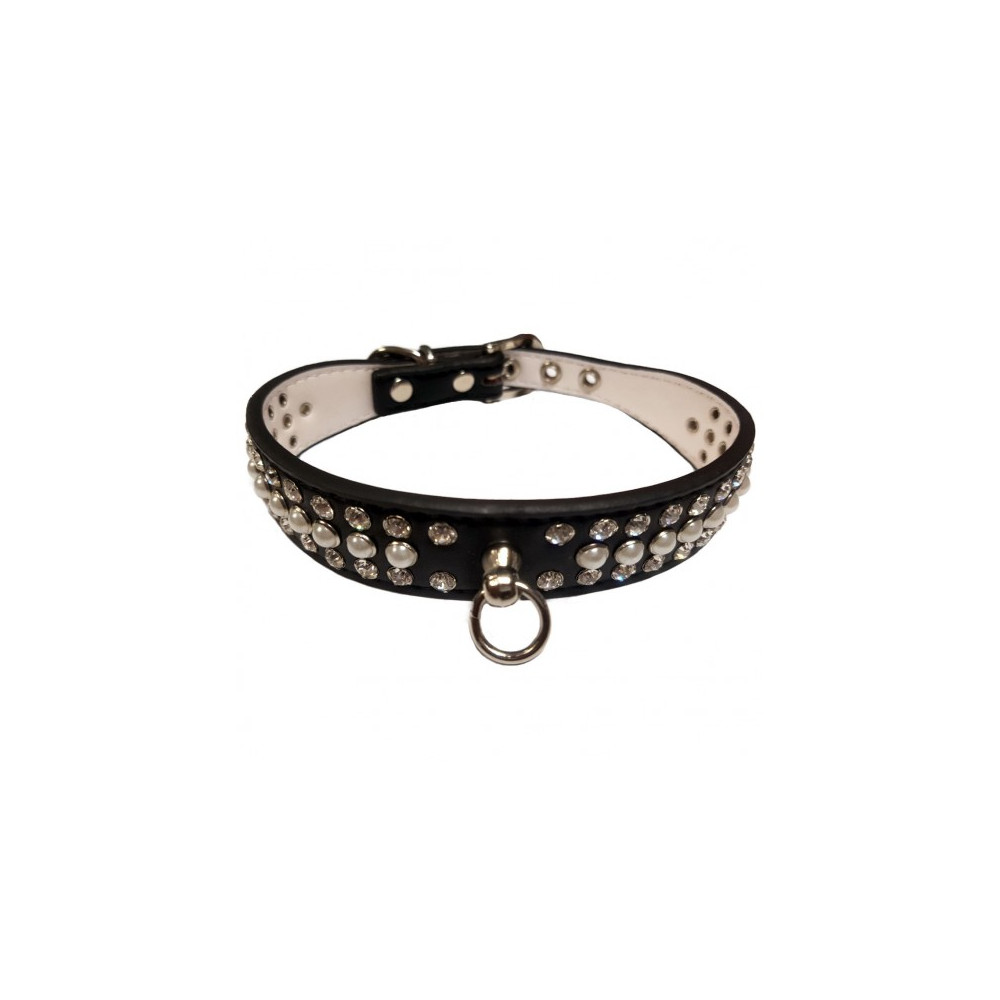 COLLAR TIFFANY 25x400mm NEGRO