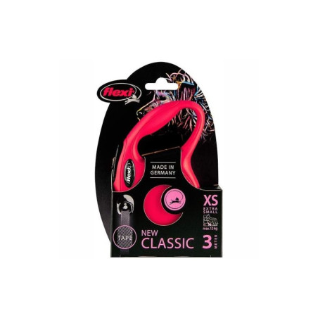 FLEXI NUEVO CLASSIC XS Cinta 3 mts. Rojo