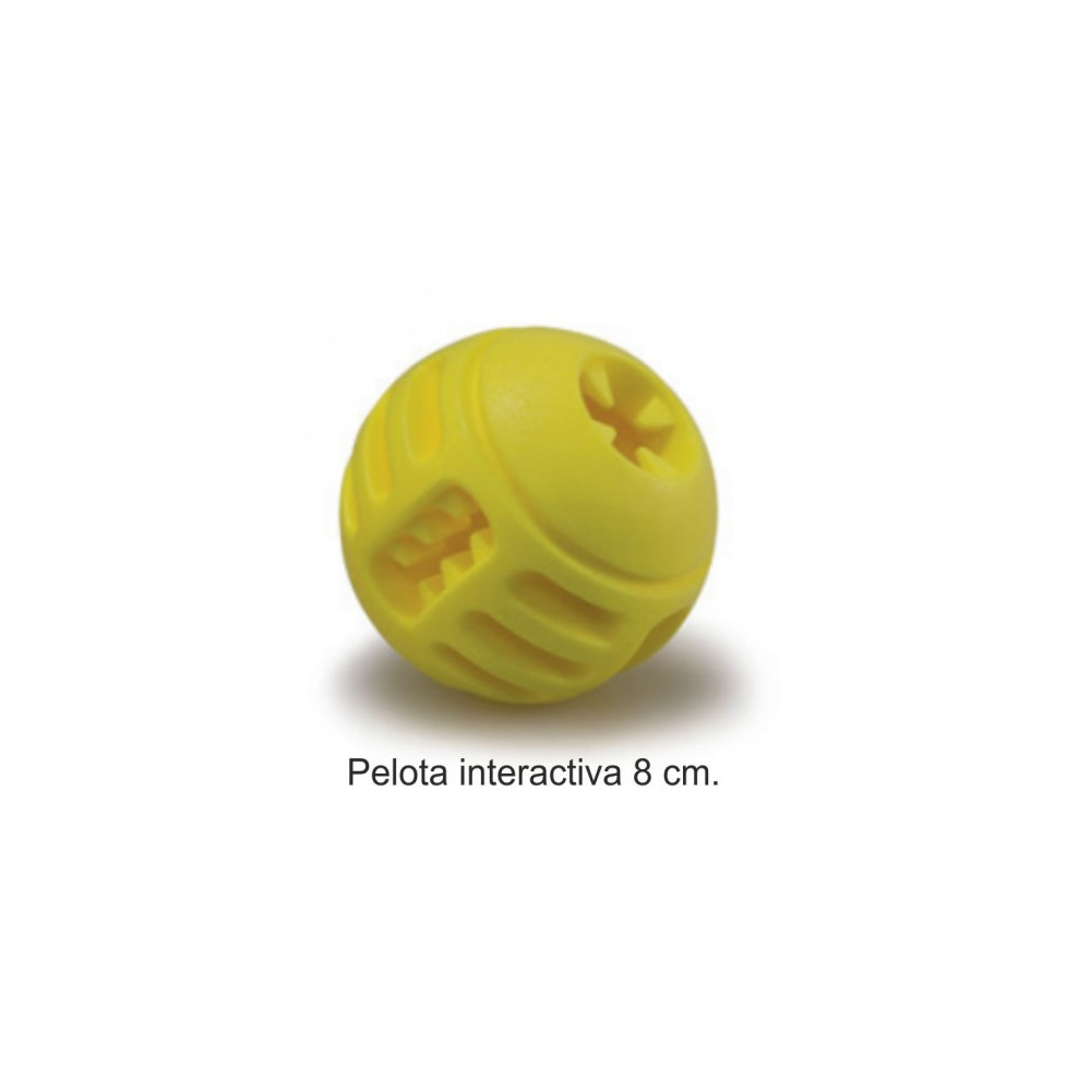 PELOTA INTERACTIVA SNACKS 8 cm.