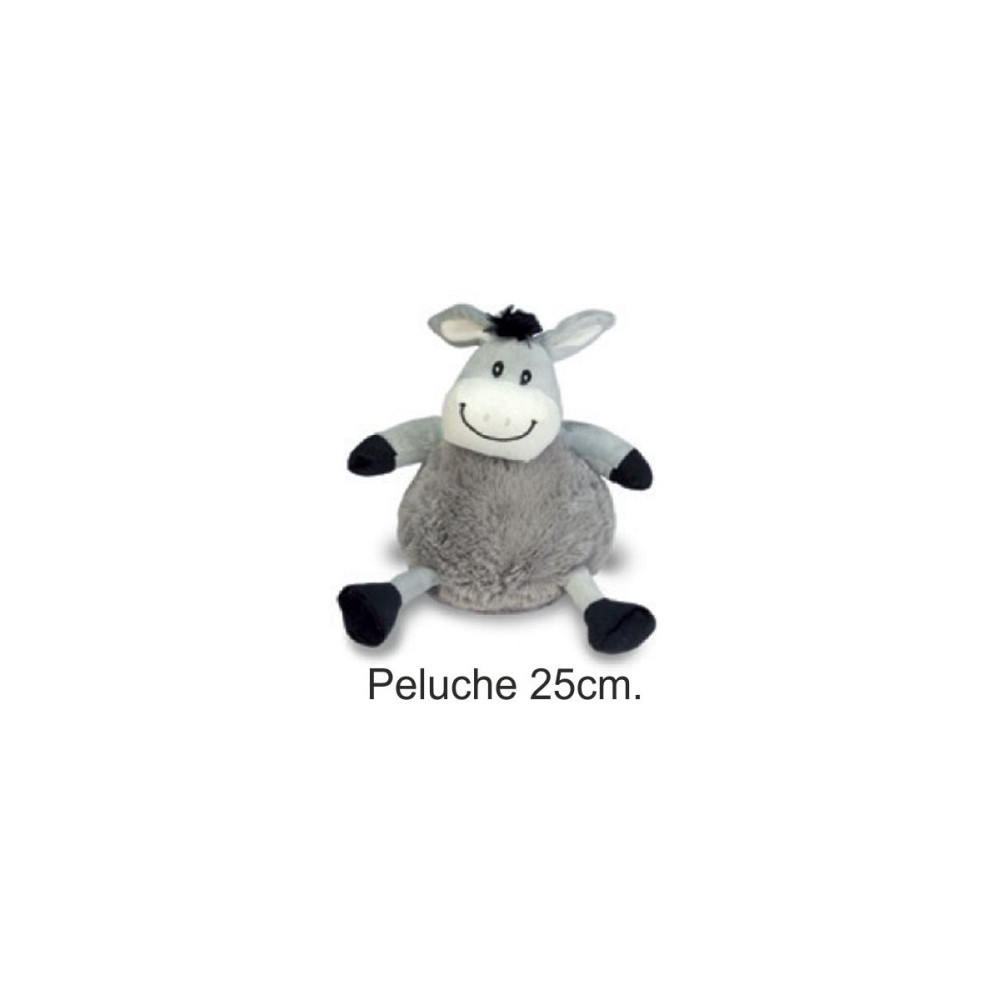 BURRITO PELUCHE GRIS 25cm.