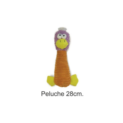 PATO PELUCHE NARANJA 27cm.