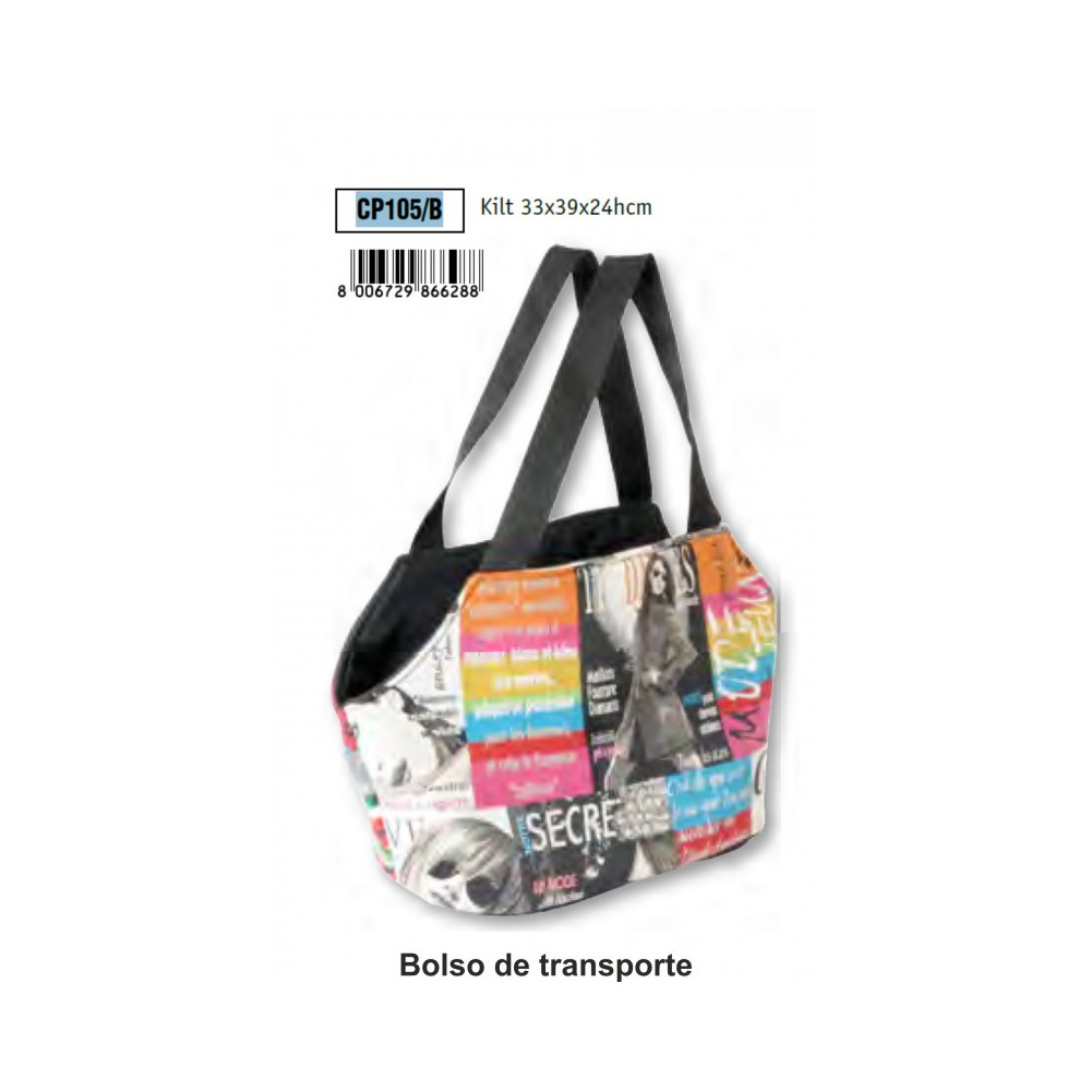 BOLSO TRANSPORTE FACE 33x39x24h cm.