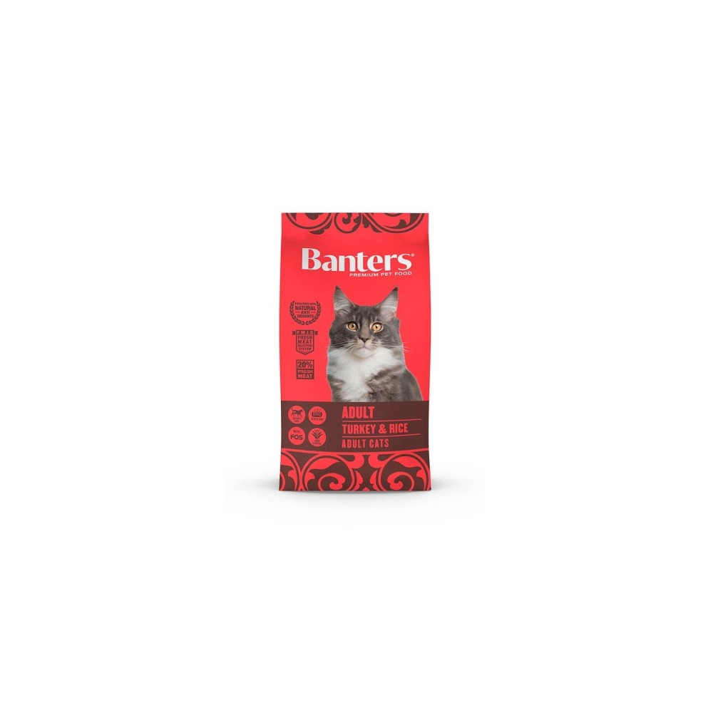 BANTERS ADULT CAT Turkey&Rice 2 KG.