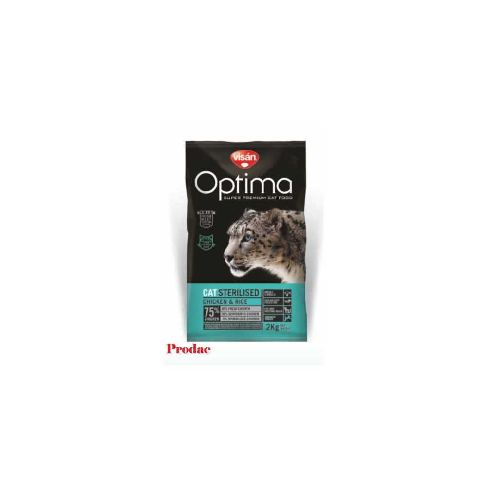 OPTIMA NOVA CAT STERILISED 2 KG.