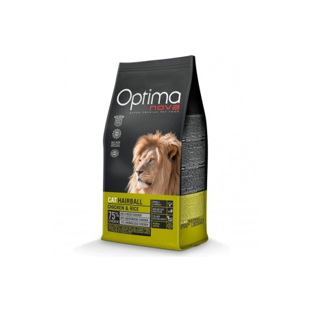 OPTIMA NOVA CAT HAIRBALL 2 KG.