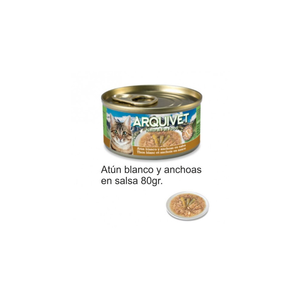 LATA Atún blanco y anchoas en salsa.80gr.