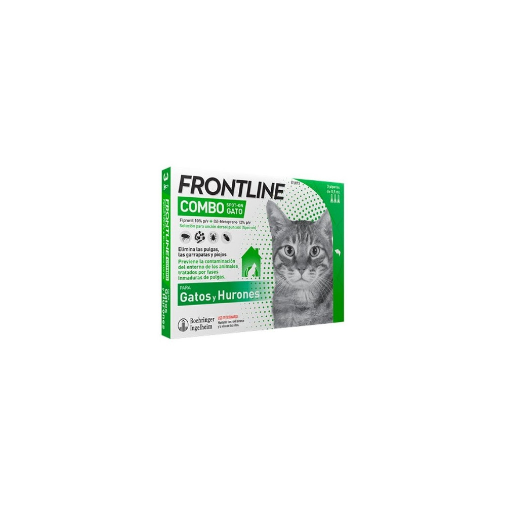 FRONTLINE GATOS COMBO 3 PIPETAS