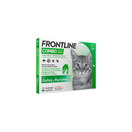 FRONTLINE GATOS COMBO 3 PIPETAS