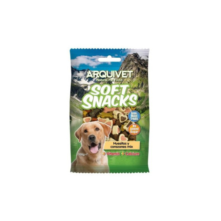 SNACK HUESITOS Y CORAZONES MIX 100gr. Arquivet