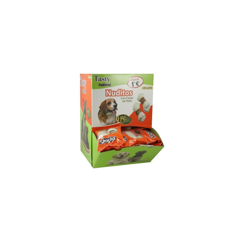 NUDITOS CON CARNE Bolsa 2x12 gr. Caja 40 Und.