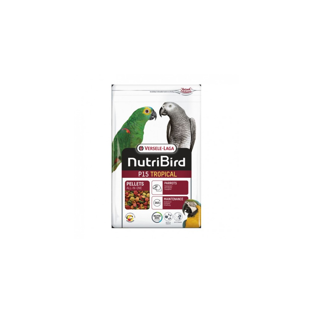 NUTRIBIRD P15 TROPICAL 1 KG. VERSELE-LAGA