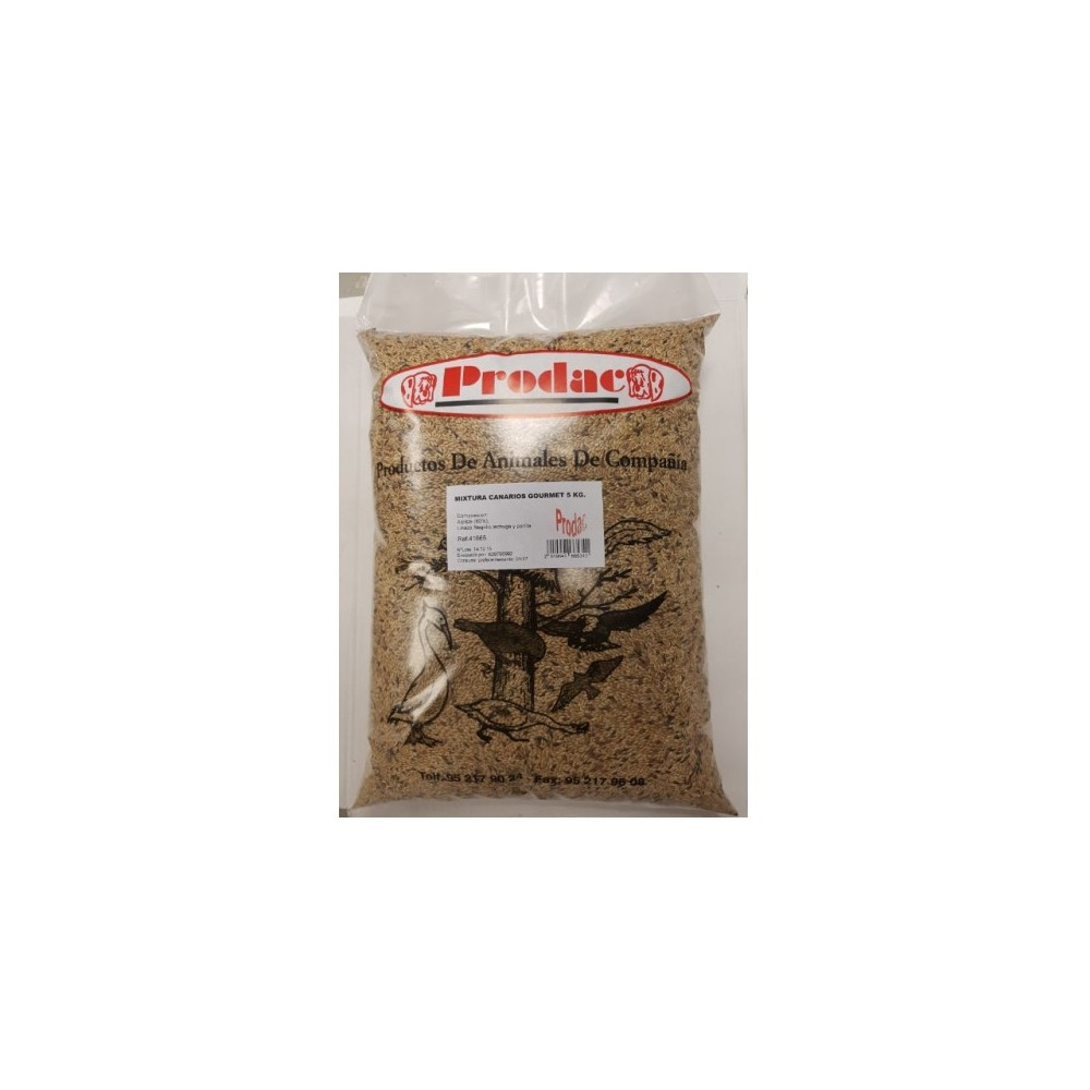 CANARIOS GOURMET PRODAC 5 KG.