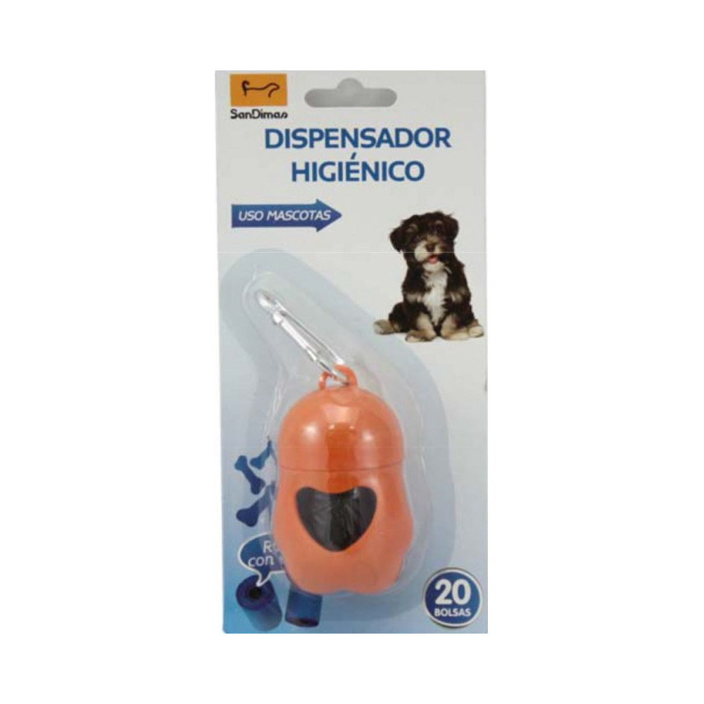 DISPENSADOR HIGIENICO 20 BOLSAS. PAW