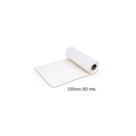 PAPEL BLANCO ROLLO 335mm.