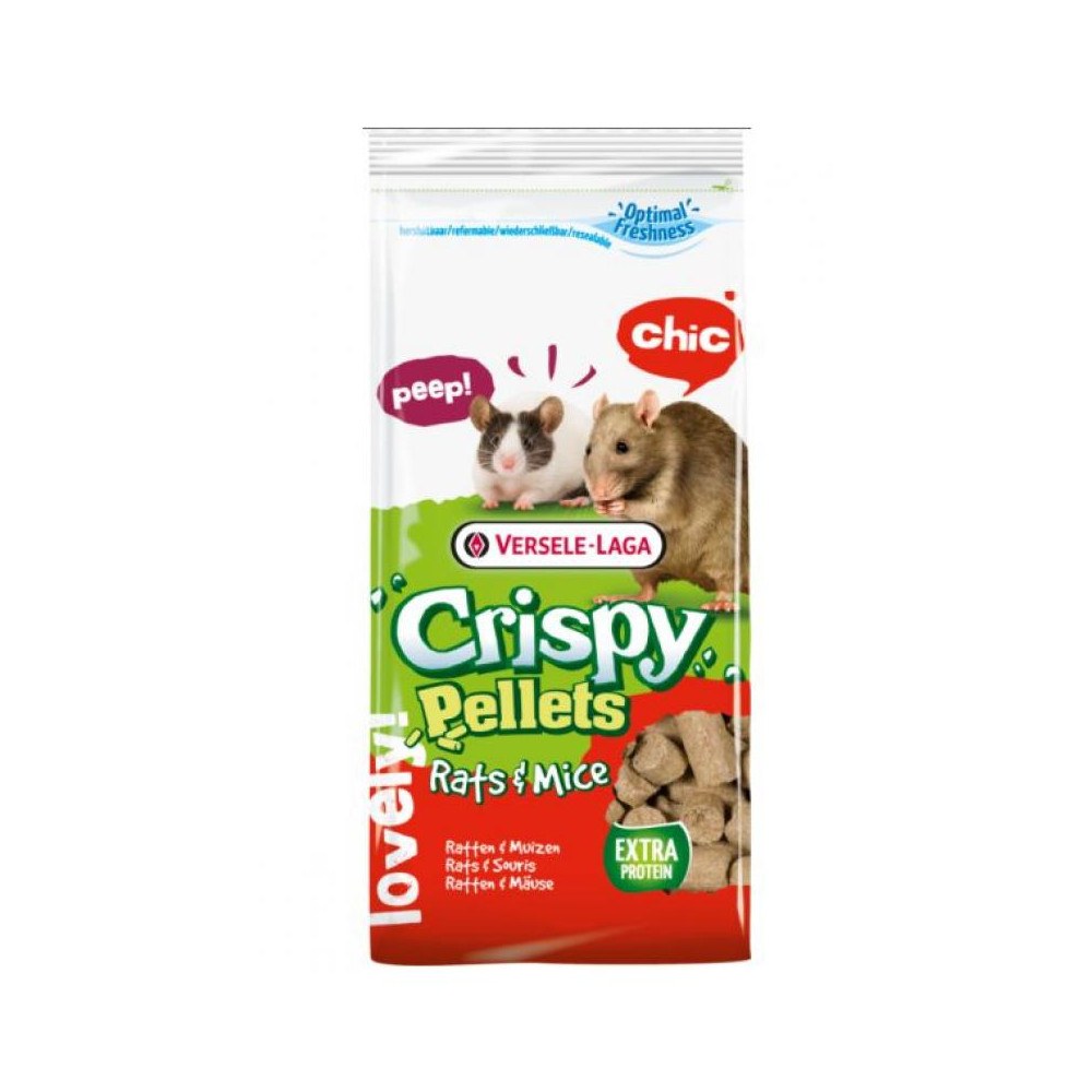 RATAS Y RATONES CRISPY PELLETS 1 Kg.