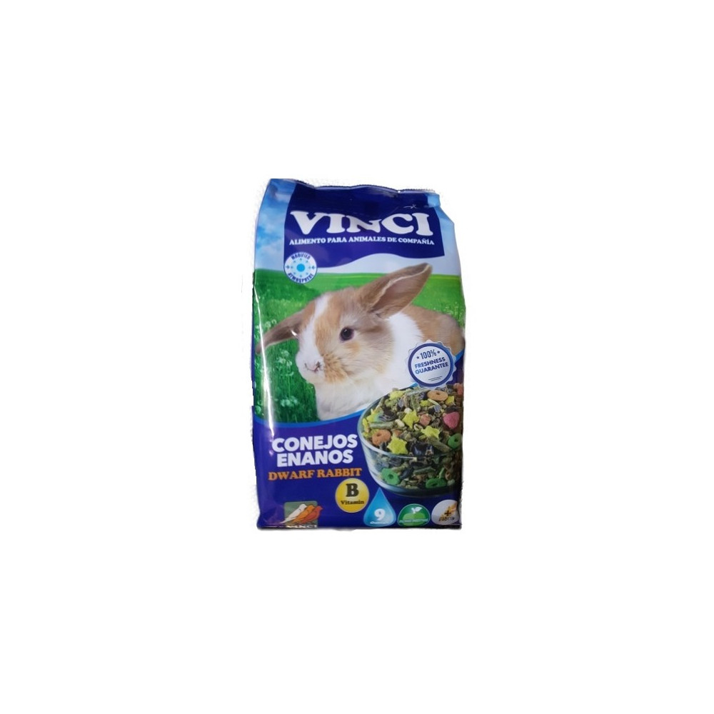 CONEJO ENANO VINCI 1 KG.