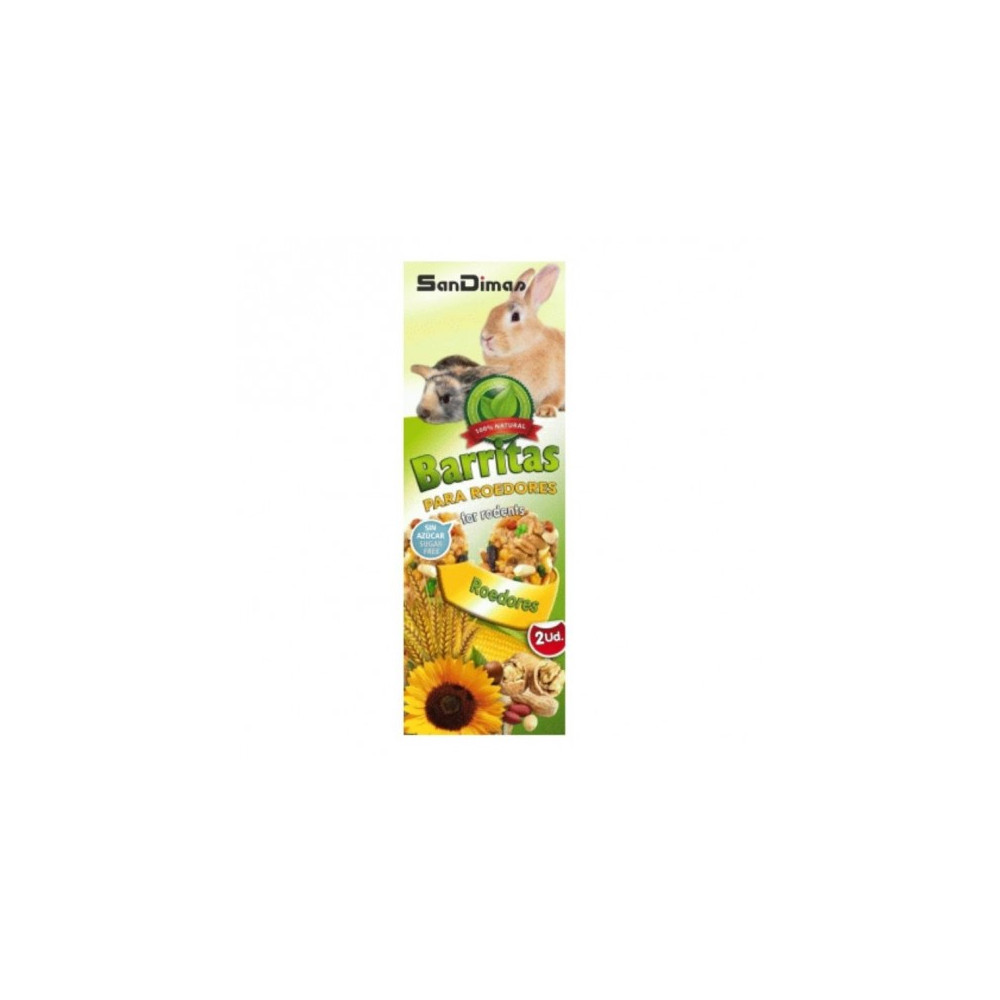 BARRITAS ROEDORES NUECES 90gr./2 uds.