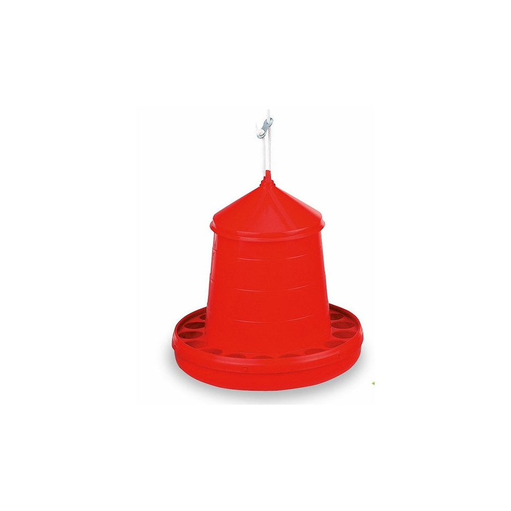 TOLVA PLASTICO AVE 4 KG. ROJO