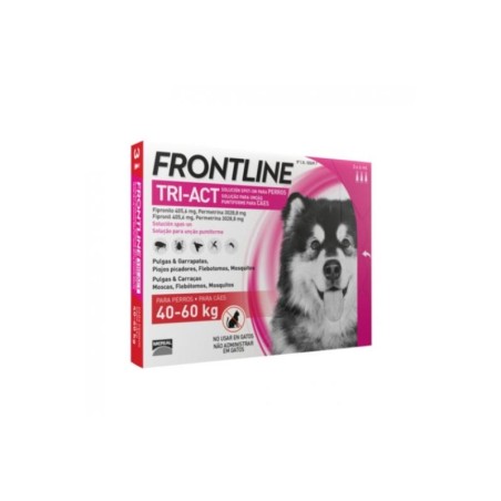 FRONTLINE TRI-ACT 40-60 KG. XL 6 PIPETAS