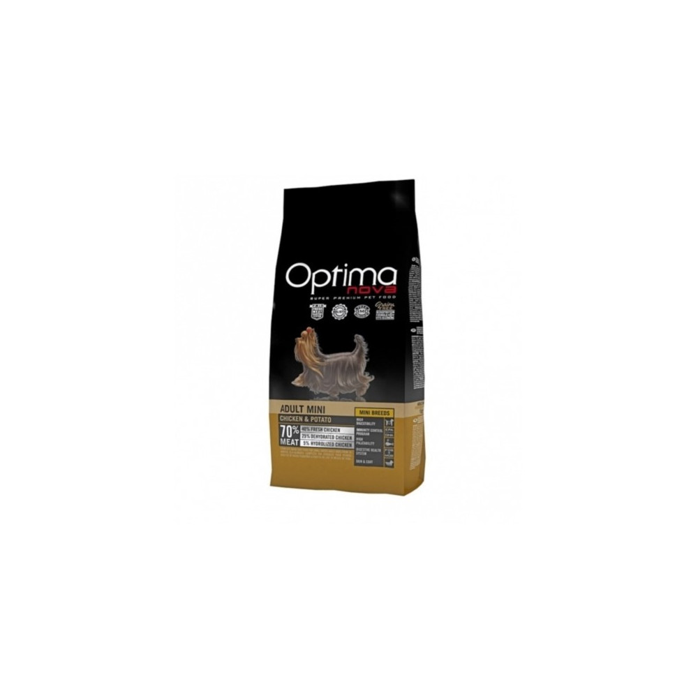 OPTIMA NOVA ADULT MINI CHICKEN POTATO 8 KG.