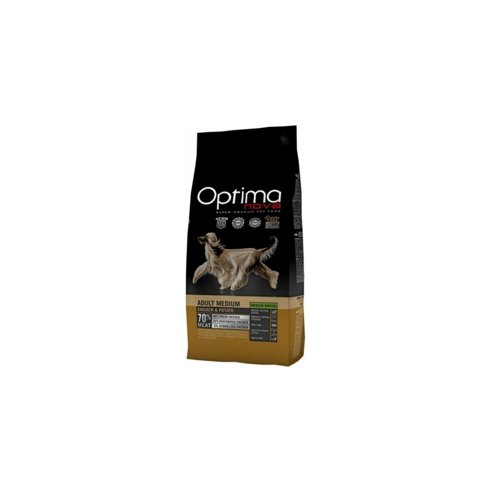 OPTIMA NOVA ADULT MEDIUM CHICKEN POTATO 2 KG.