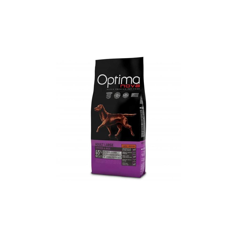 OPTIMA NOVA ADULT LARGE POLLO ARROZ 12 KG.