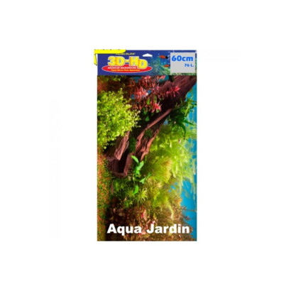 POSTER 3D AQUA JARDIN (61X41CM.)