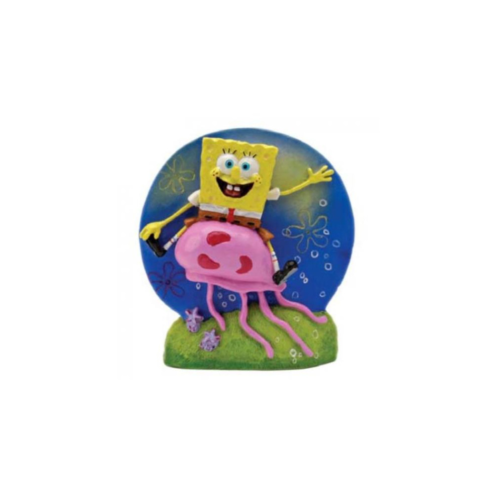 BOB ESPONJA CABALGA MEDUSA (7,6CM)