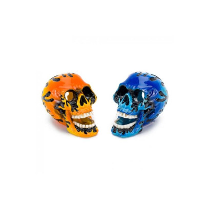 CALAVERA MINI FLAME SKULL ((3,75X 6,25X5 CM.)