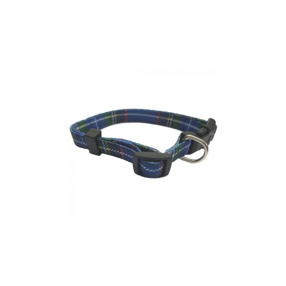 COLLAR NYLON 10 MM 20-30 CM ESCOCE AZUL