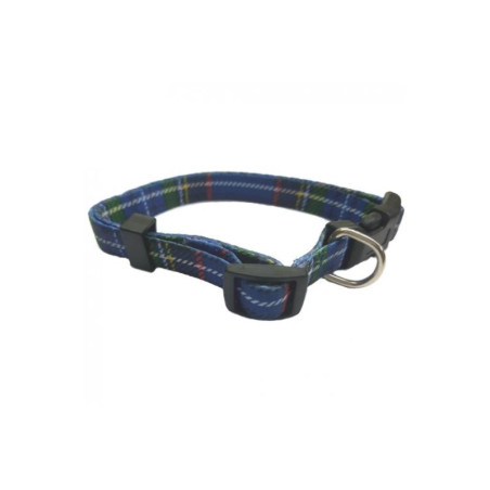 COLLAR NYLON 10 MM 20-30 CM ESCOCE AZUL